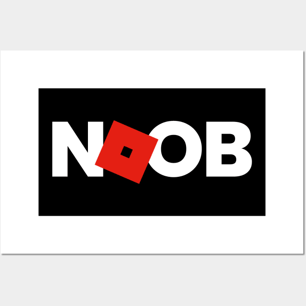 Roblox NOOB Wall Art by souvikpaul